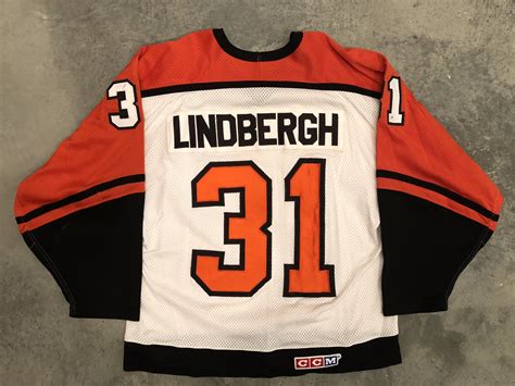 Pelle Lindbergh Flyers — Game Worn Goalie Jerseys