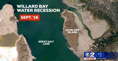 NASA satellite imagery shows drastic changes in Great Salt Lake | KUTV