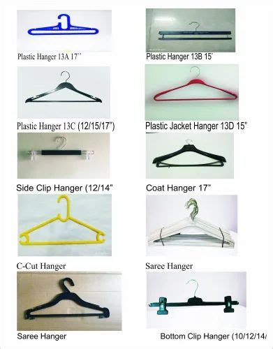 Black Plastic Clothes Hanger, For Home, Packaging Type: Box at best ...