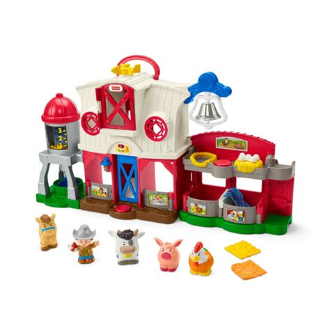 Fisher-Price Little People Caring for Animals Farm Smart Stages Playset ...