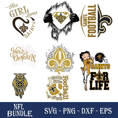 Bundle New Orleans Saints Svg, Logo New Orleans Saints Svg, | Inspire ...