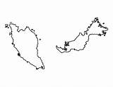 Outline Map Of Malaysia coloring Page  Download Print Or Color Online sketch template