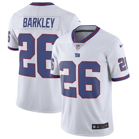 Men's Nike Saquon Barkley White New York Giants Color Rush Limited Jersey