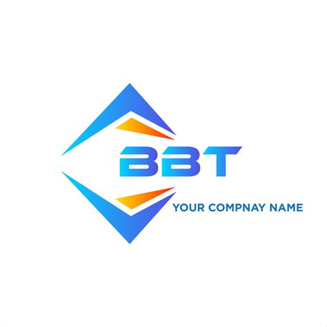 BBT abstract technology logo design on white background. BBT creative initials letter logo ...