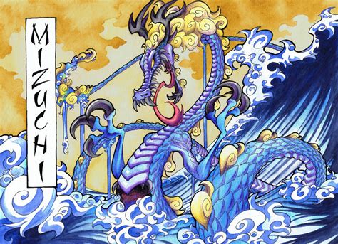 Mizuchi Of The Great Waves by HallowGazer on DeviantArt