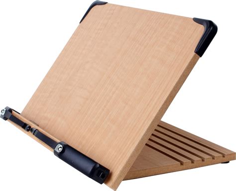 (30cm X 22cm ) - Book Stand -Portable Adjustable Foldable Reading Desk Bookstand -Lightweight ...