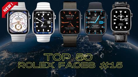 TOP 50 Clokology Faces Rolex For Apple Watch - Clockology #3 - YouTube