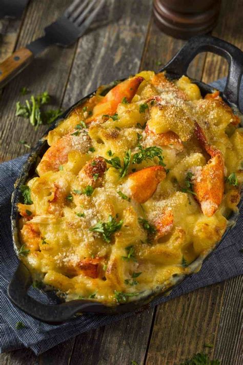 Gourmet Mac N Cheese Recipe, Lobster Mac N Cheese Recipe, Seafood Mac And Cheese, Lobster ...