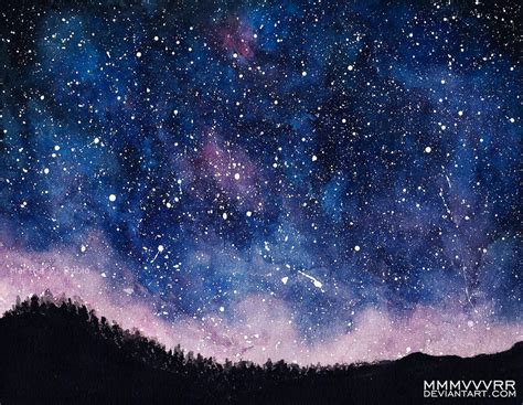 Night Sky by mmmvvvrr on DeviantArt