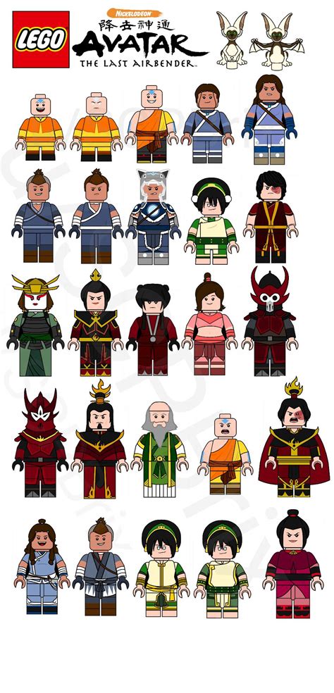 Lego Avatar The Last Airbender CMF(updated) : r/lego