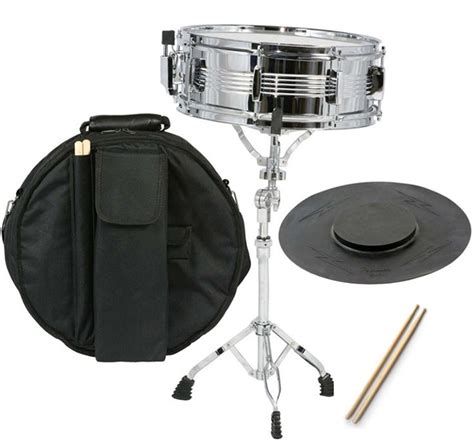 Student Snare Drum Set with Case Sticks Stands Practice-Pad | Snare drum, Drum set, Practice pads