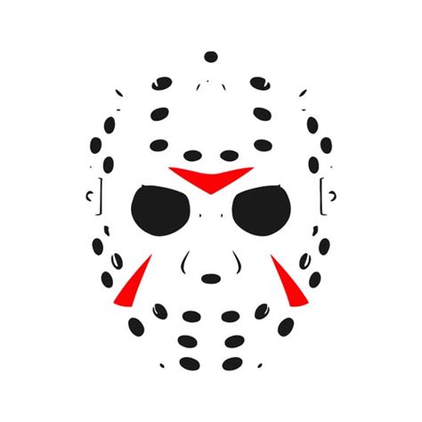 Jason Mask svg Jason svg Jason Voorhees Mask Jason Voorhees | Etsy