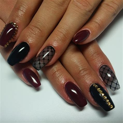 35 Maroon Nails Designs - nenuno creative