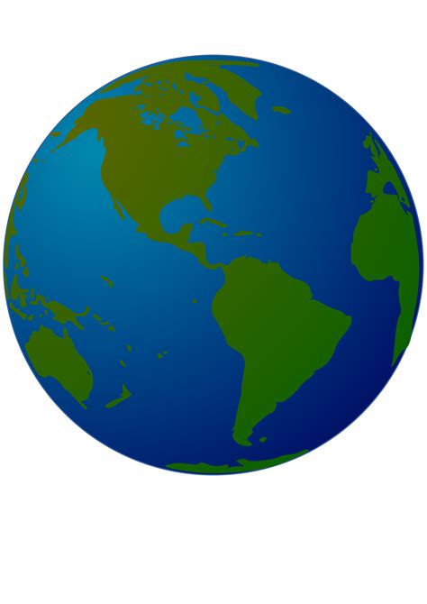 Clipart - World Globe