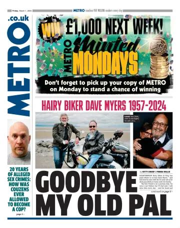 Metro (UK) Subscriptions - PressReader