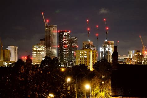 Croydon at night - looking West. : r/london