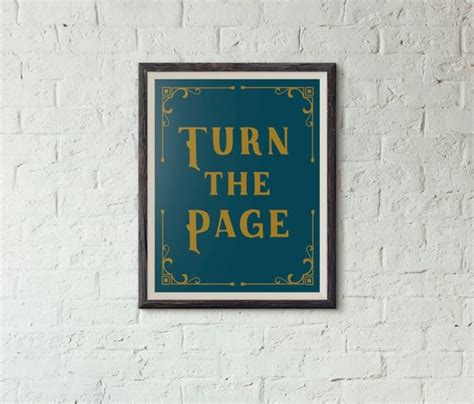 Turn the Page Library Book Print Downloadable Digital Print | Etsy