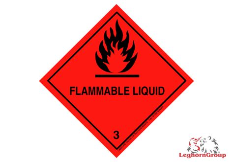 Hazard class labels - ADR and IMO - LeghornGroup