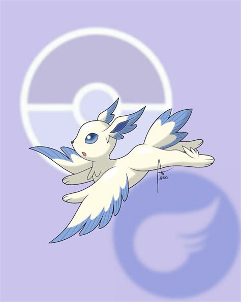 Evolve from Eevee. When Eevee admire and dream about flying. She wish one day she could fly like ...