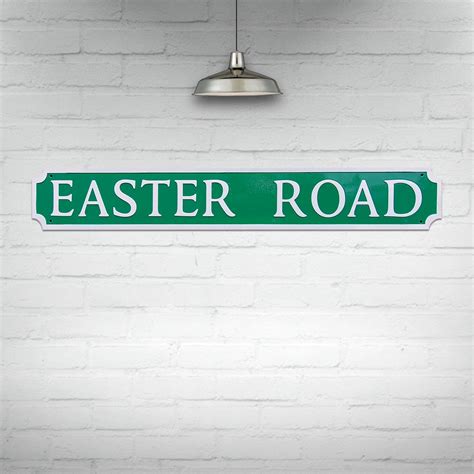 Easter Road Street Sign - Edinburgh Street Signs