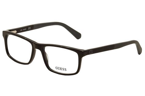 Guess Men's Eyeglasses GU1878 GU/1878 001 Black/Grey Full Rim Optical ...