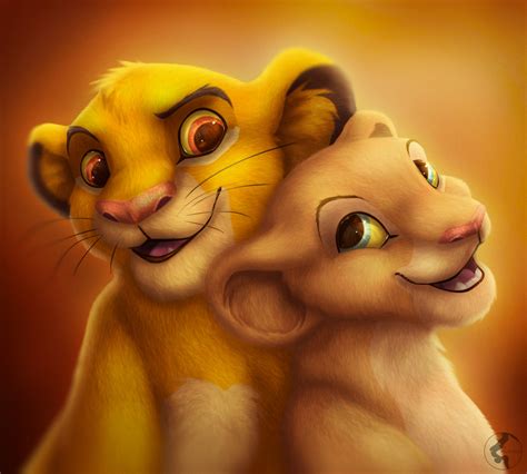 Simba and Nala (video process inside) by KhaliaArt -- Fur Affinity [dot] net