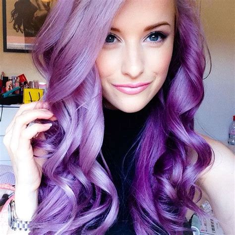 30 Cute Purple Hairstyle Ideas for this Season | Outfit Trends | Outfit Trends Lavender Hair ...