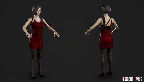 RE 2 Remake - Ada Wong Red Dress by Crazy31139 on DeviantArt