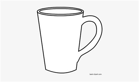 Black And White Coffee Mug Clip Art Free - Clip Art PNG Image | Transparent PNG Free Download on ...