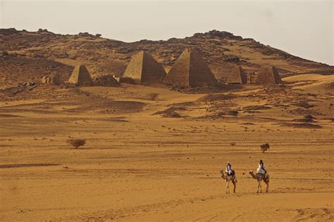 These are the Nubian pyramids of the Kingdom of Kush. : r/trees