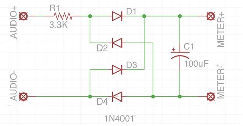 Simple VU Meter Circuit – Jeff Thompson