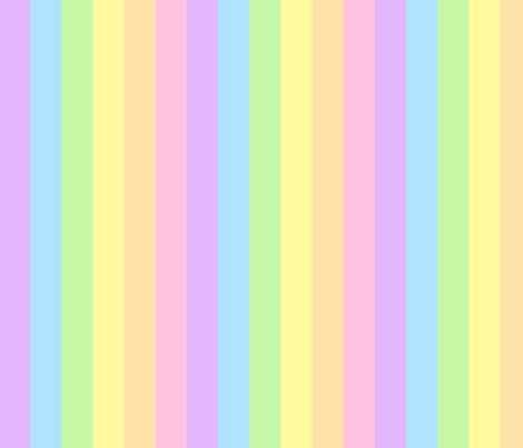 rainbow pastel stripes rainbow pastel Fabric | Pastel rainbow ...