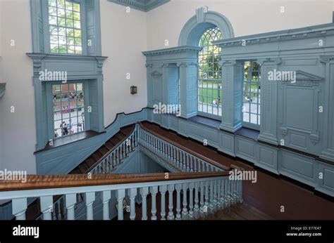 Staircase Inside Independence Hall, Philadelphia, Pennsylvania USA Stock Photo - Alamy