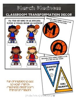 March Madness Classroom Transformation Decor by For the Love of Elementary