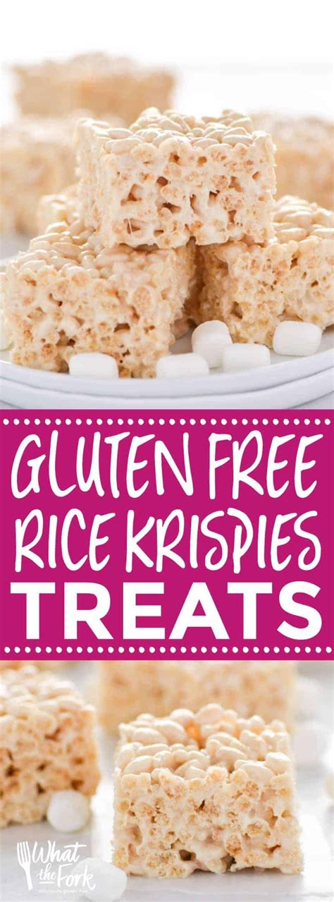 Classic Gluten Free Rice Krispies Treats - What the Fork