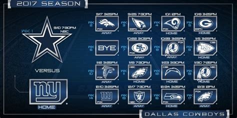 Dallas Cowboys Printable Schedule - prntbl.concejomunicipaldechinu.gov.co