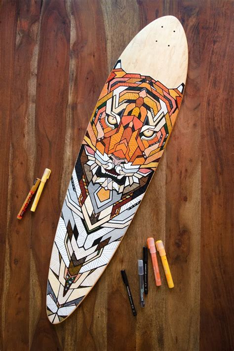 Painted Skateboard Deck Wall Art - Beautifull Of Art