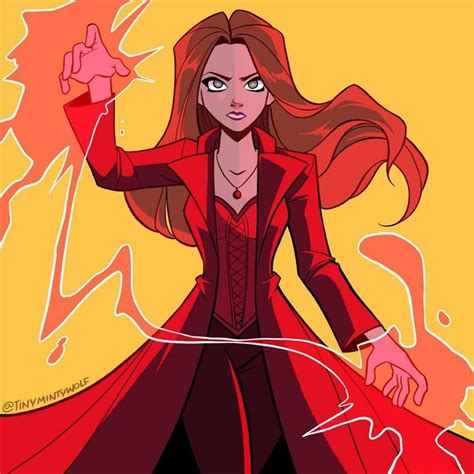 Wanda by tinymintywolf : marvelstudios | Arte da marvel, Personagens da marvel, Blog de arte