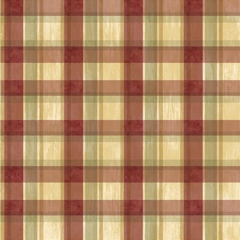 Pure Country Sunday Tartan 33' x 20.5" Plaid 3D Embossed Wallpaper ...