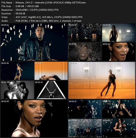 Rihanna, JAY-Z - Umbrella (LPCM-UPSCALE-1080p-DETOX) | ShareMania.US