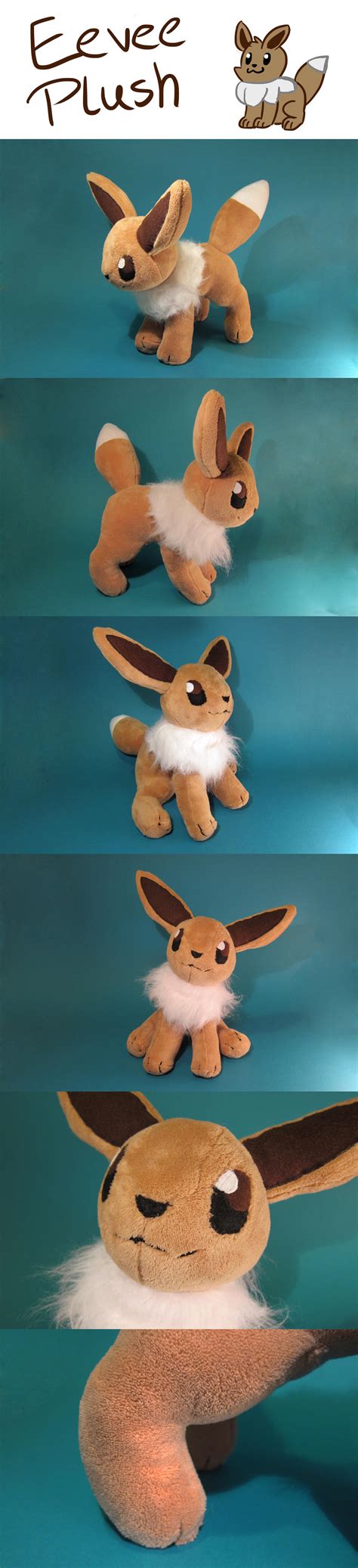 Eevee Plush by Luminous-Luchador on DeviantArt