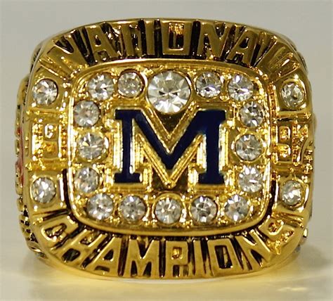 Michigan High Quality Replica 1997 Rose Bowl National Champions Ring | Pristine Auction