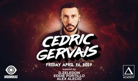 Cedric Gervais Tickets at Academy Nightclub in Los Angeles by Academy ...