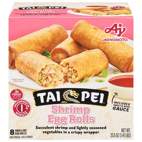 Save on Tai Pei Egg Rolls Shrimp - 8 ct Frozen Order Online Delivery | Food Lion