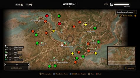 Witcher 3 Map By Level - Connie Celestina