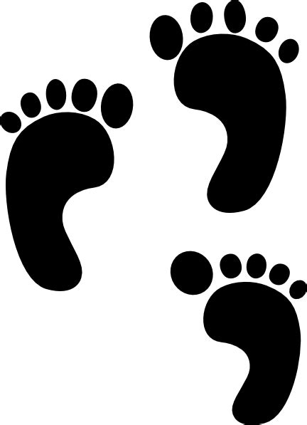 Follow Your Dreams with Footsteps Clipart