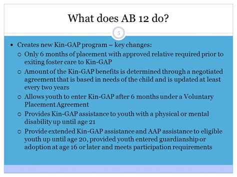 11/28/12 1 CALIFORNIA FOSTERING CONNECTIONS TO SUCCESS ACT Version 2.0 ...