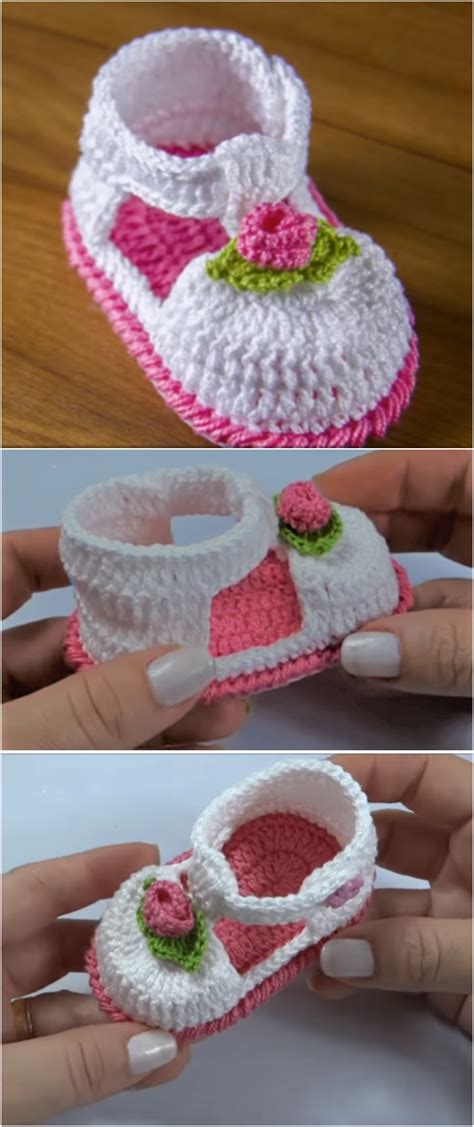 Crochet Baby Girl Sandals – We Love Crochet