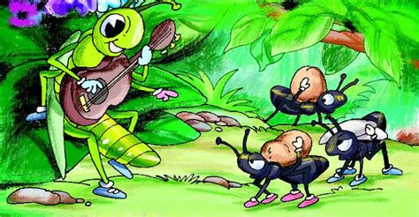 Moral story-The Grasshopper and the Ant | English Story to all