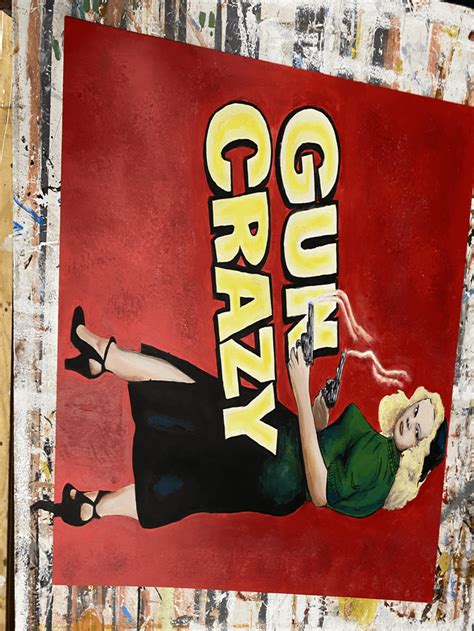 I painted a huge Gun Crazy poster! : r/criterion